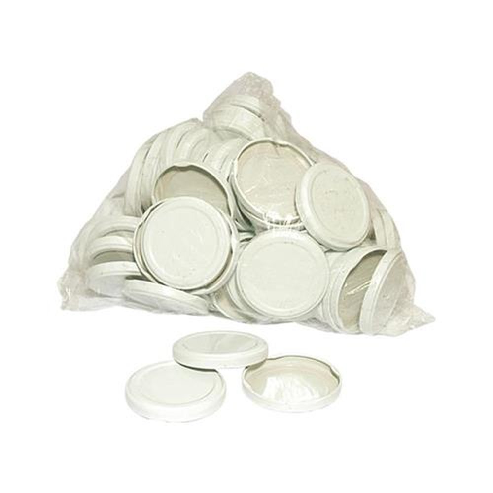 Tampa Para Pote De Conserva Com 100 Unidades Metalizada Rojek