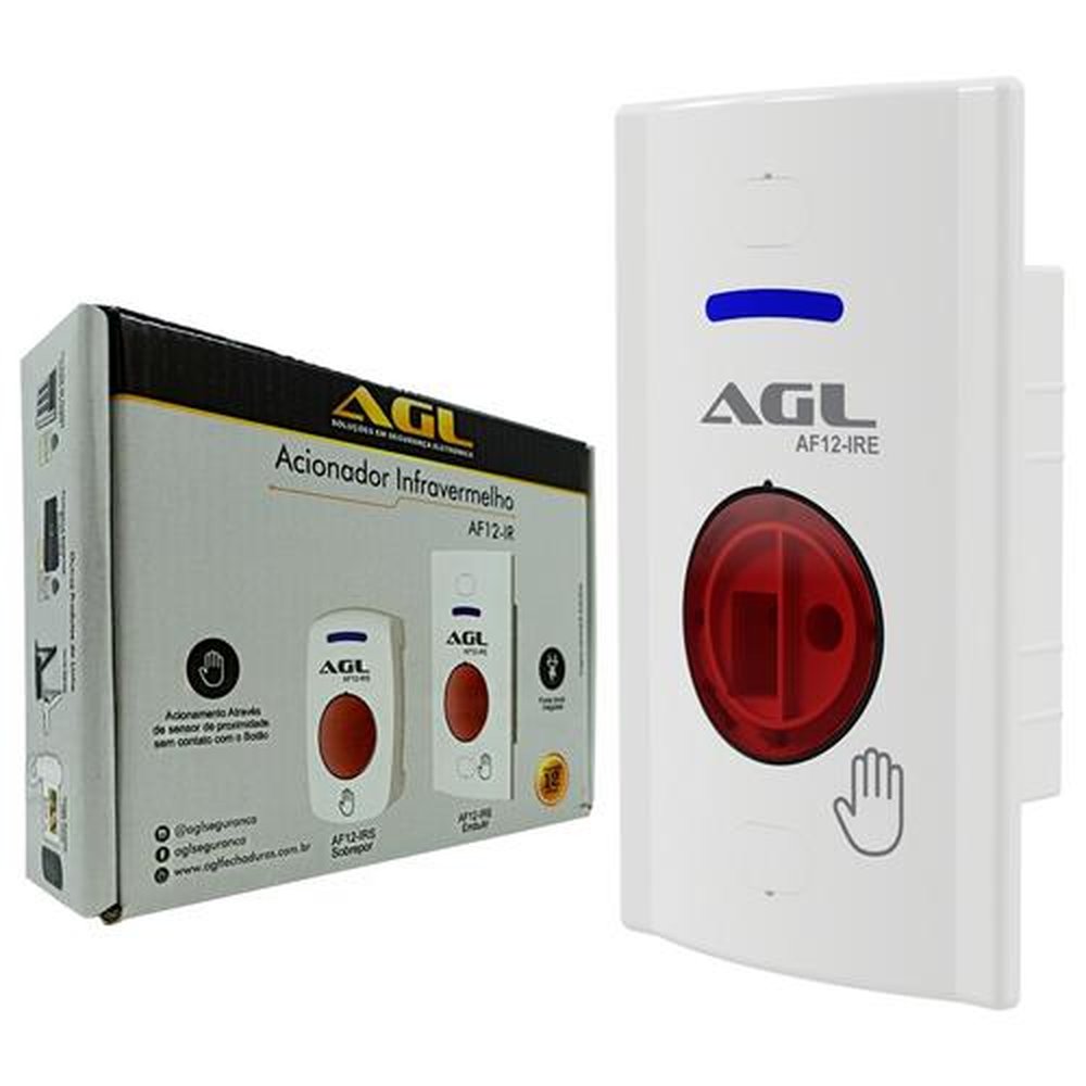 Acionador Infravermelho Af12-Ire Cor Branca Agl