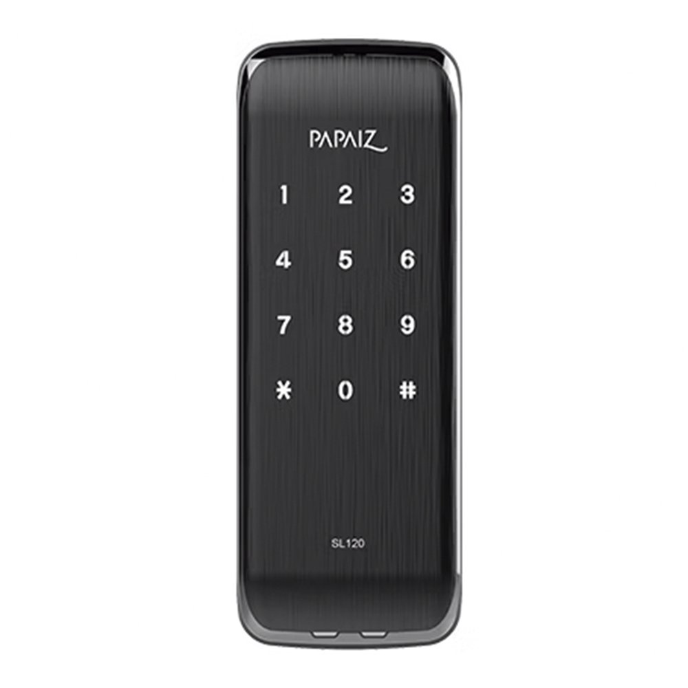 Fechadura Elétrica Papaiz Smart Lock SL120 Sobrepor Preto Fosco