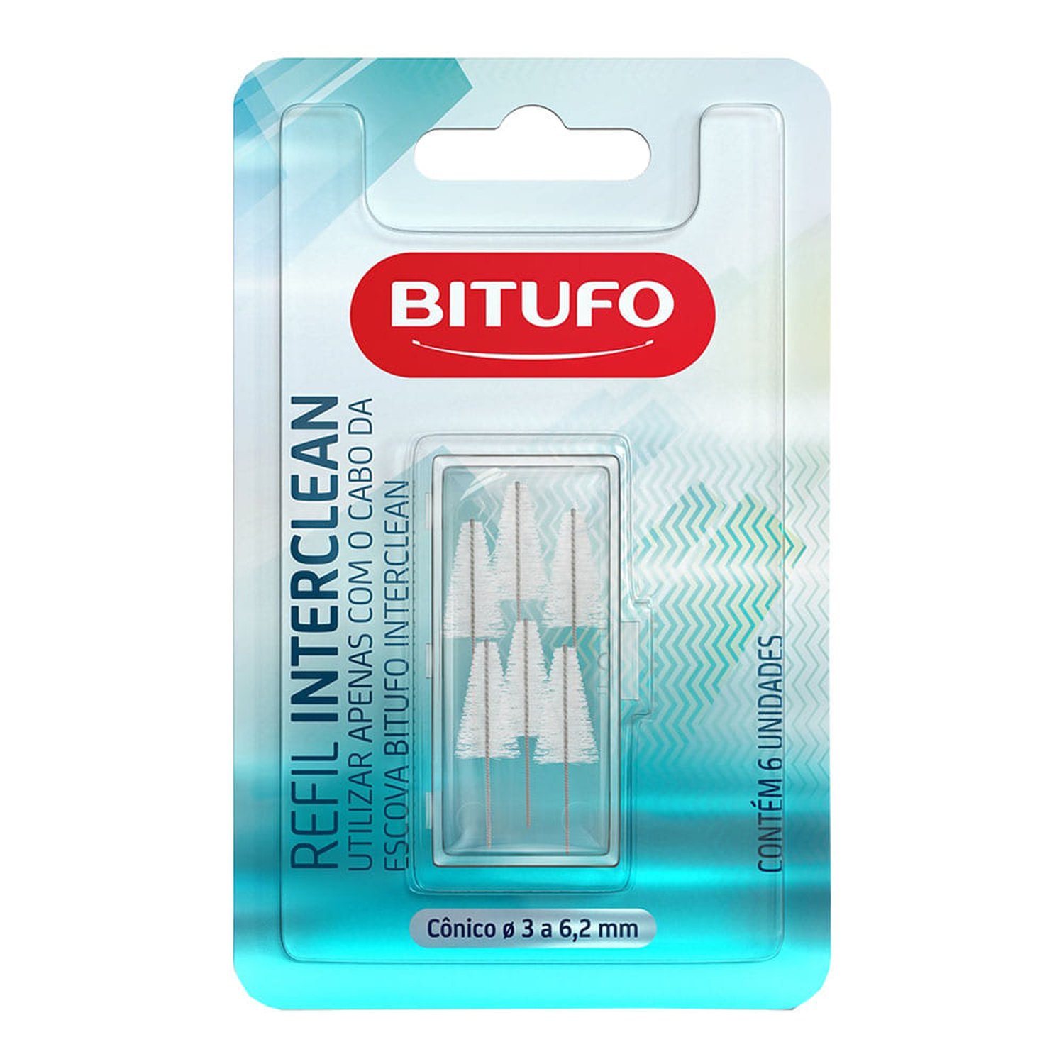 Refil Interdental Bitufo Com 06 Conico