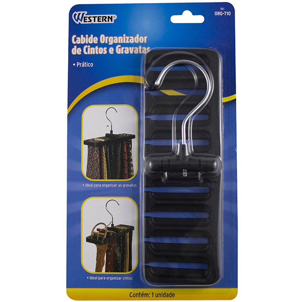 Cabide Organizador Cintos/Gravata - Western Home