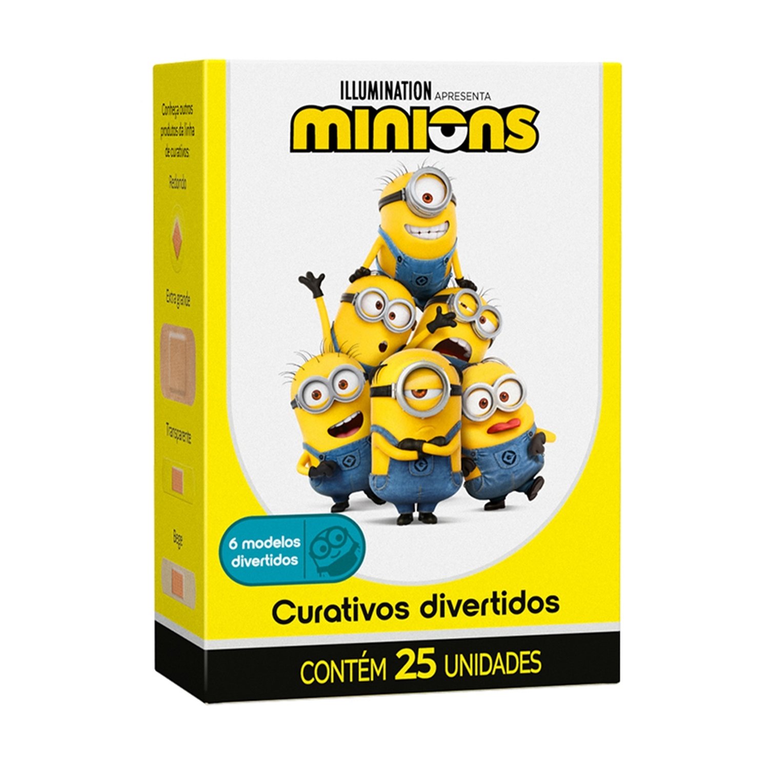 Curativo Cremer Minions Embalagem com 25 Unidades