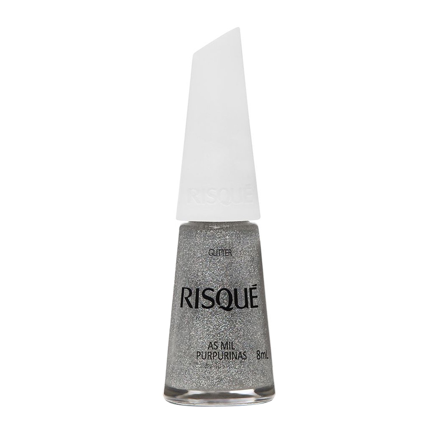 Esmalte Risqué Efeitos Glitter As Mil Purpurinas Avulso 8ml
