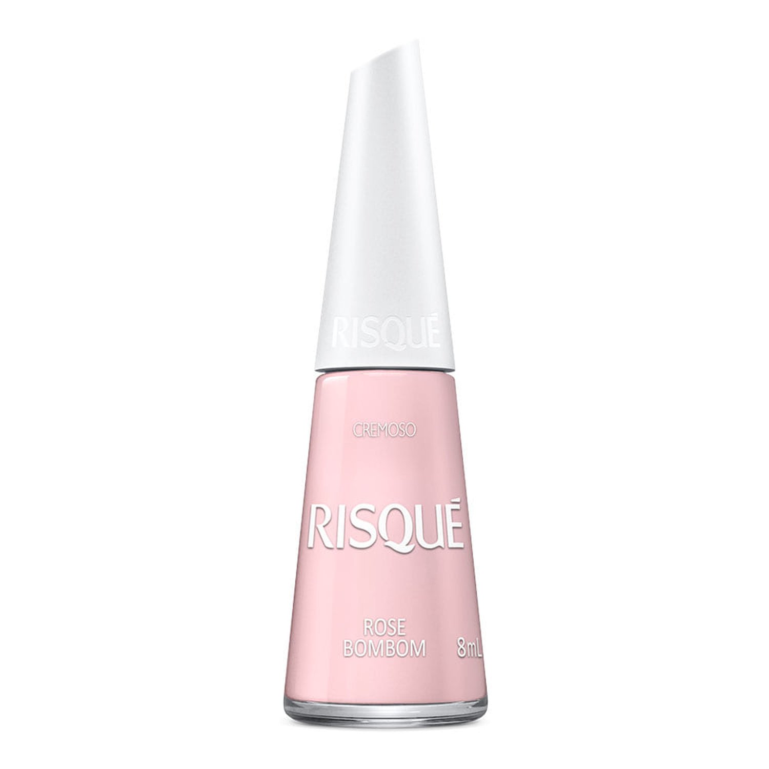 Esmalte Risque 8Ml Cremoso Rose Bombom Com 6