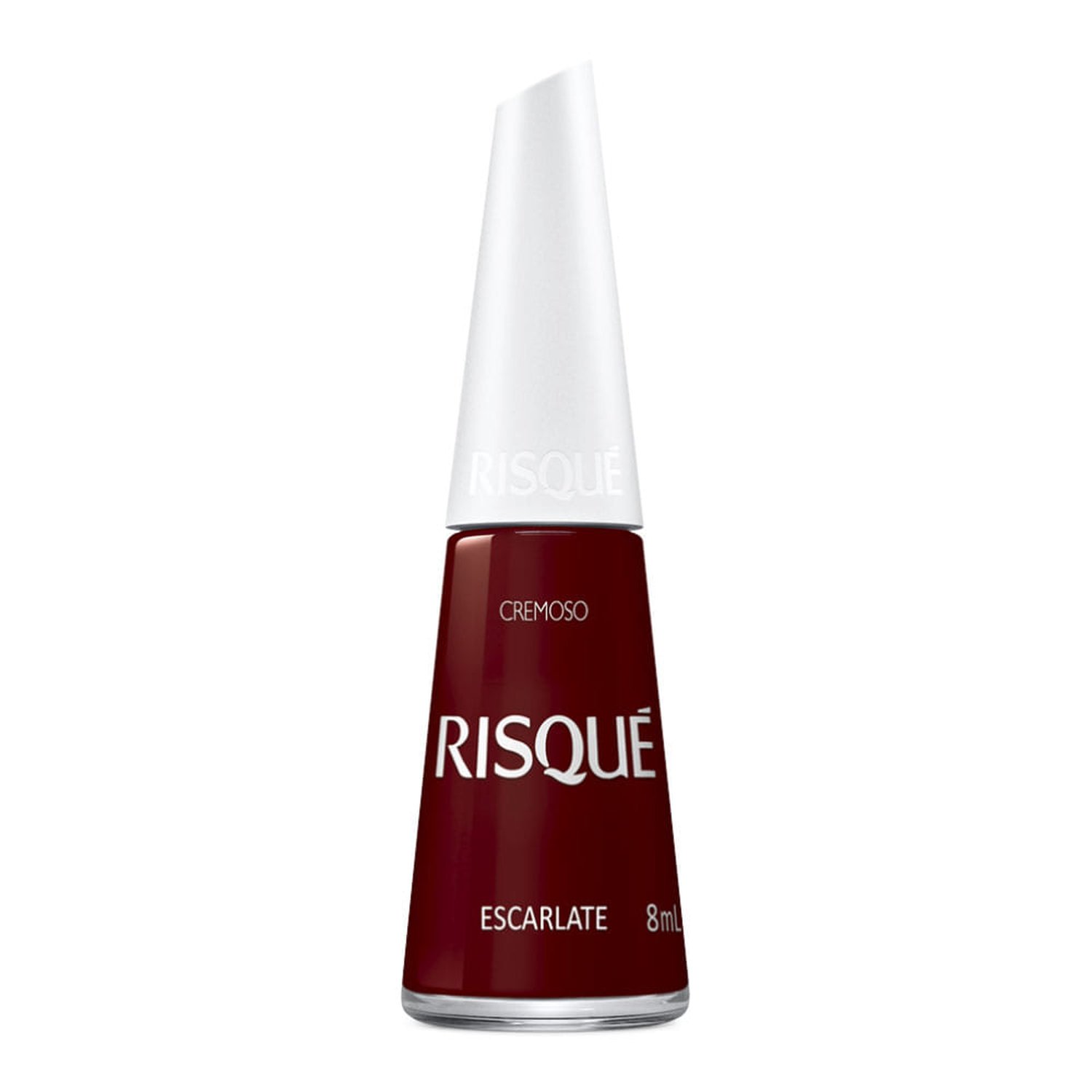Esmalte Risque 8Ml Escarlate Cremoso Com 6