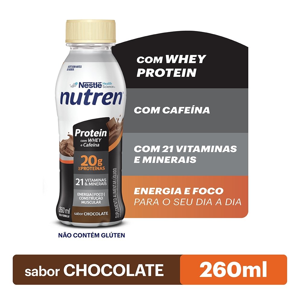 Suplemento Alimentar Nutren Protein Chocolate 260ml