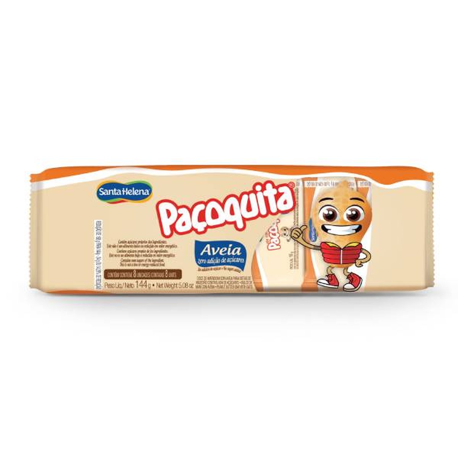 Paçoquita Zero Aveia Display 144G