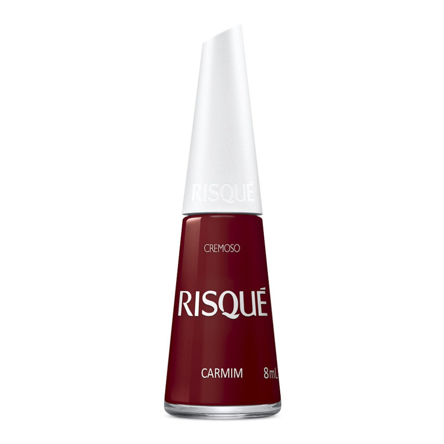Esmalte Risque 8Ml Carmim Cremoso Com 6
