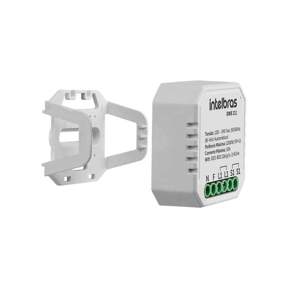Interruptor Controlador De Cargas WiFi 2/2 EWS 222 Intelbras