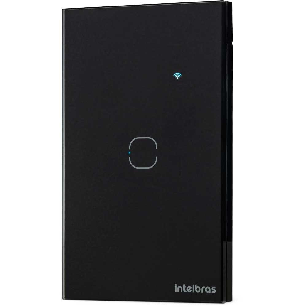 Interruptor Smart Wi-Fi Touch Preto Intelbras EWS 1001