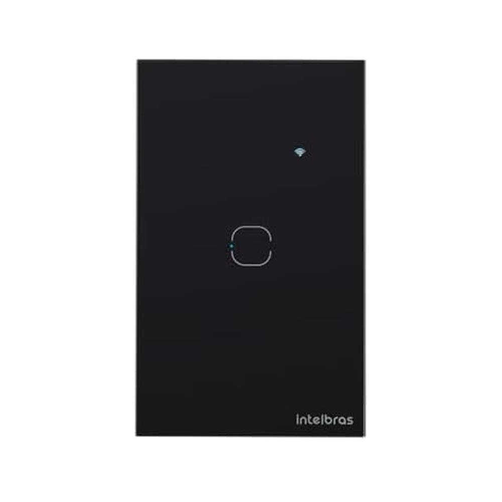Interruptor Smart Wi-Fi Touch Preto Intelbras EWS 1001
