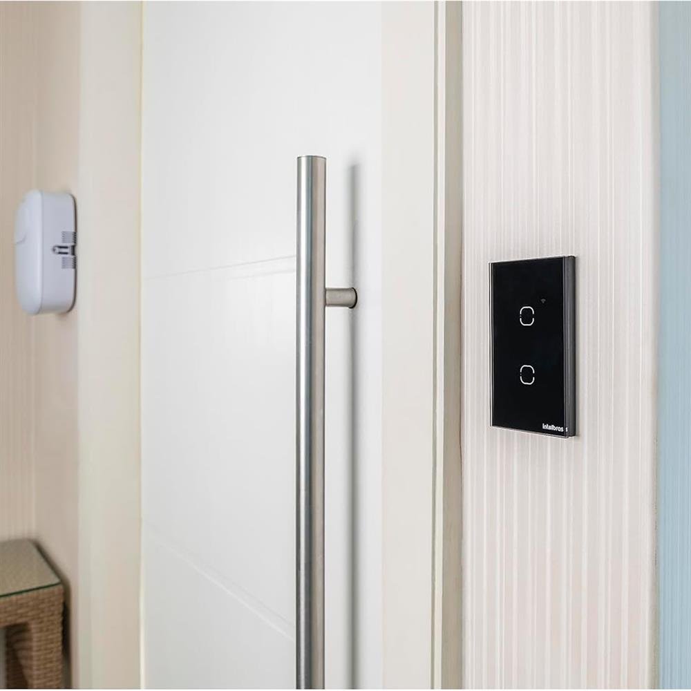 Interruptor Smart Wi-Fi Touch Preto Intelbras EWS 1001