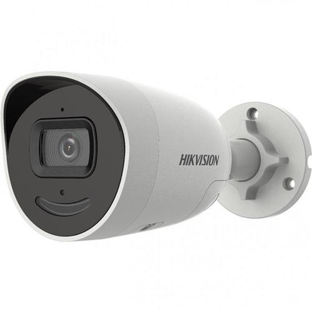 Camera Ip 2mp Bullet Darkfighter Microfone Embutido E Estrobo Acusense Ds-2cd2026g2-iu/sl(2.8mm) - Hikvision