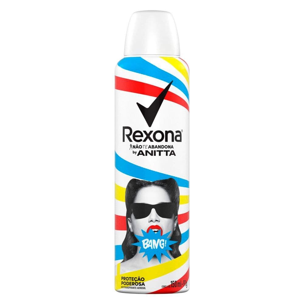 Desodorante Rexona Aerosol Anitta Bang 150ml