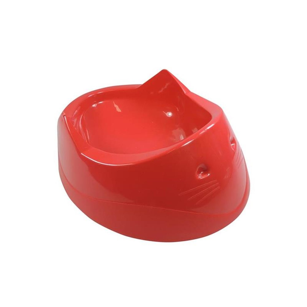 Comedouro Plástico 200mL Cara do Gato Sortido Furacão Pet