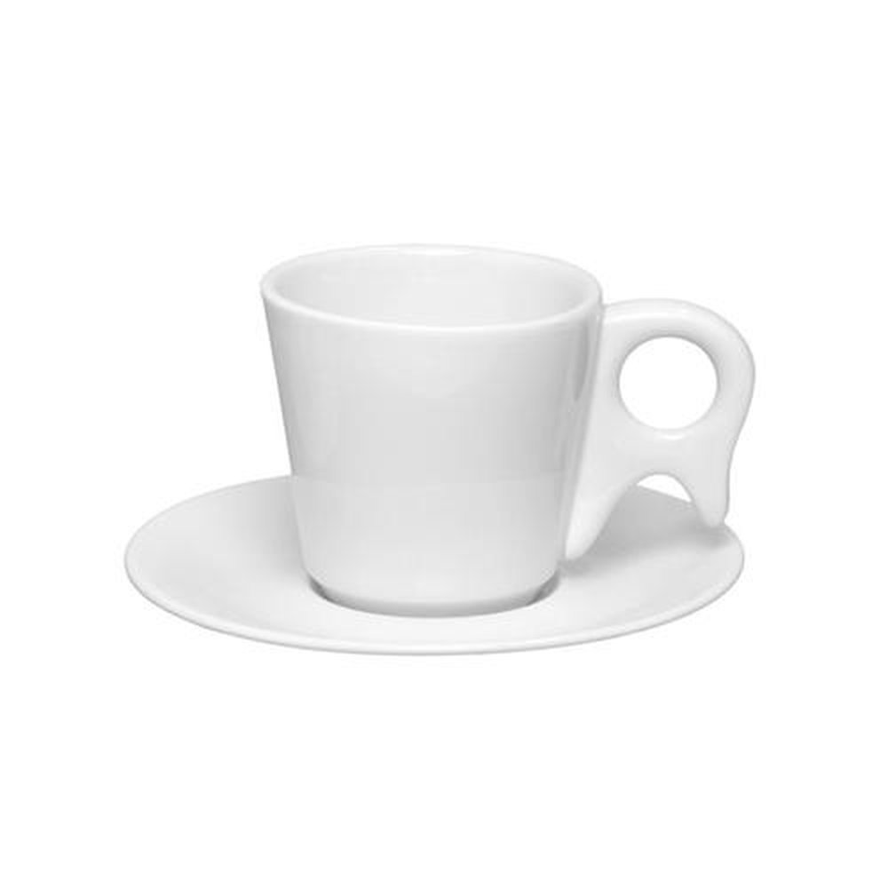 Xícara Chá Porcelana 200mL com Pires Gênova Oxford