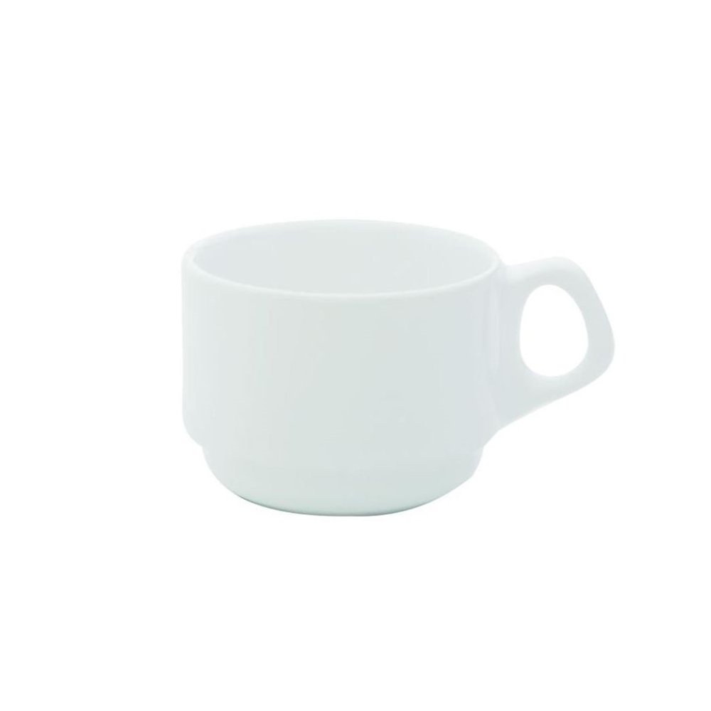 Xícara Chá Porcelana 220mL Empilháveis Gourmet Oxford