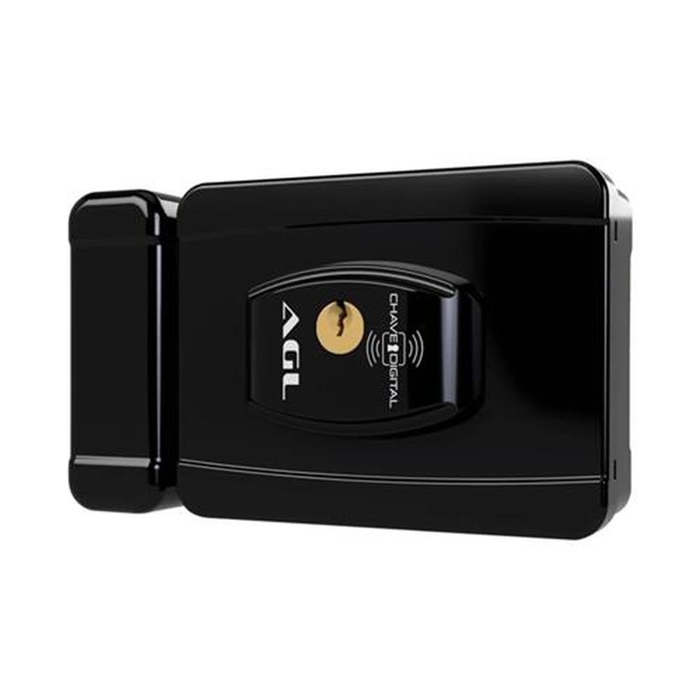 Fechadura Eletrica Ultra Card Preta Agl