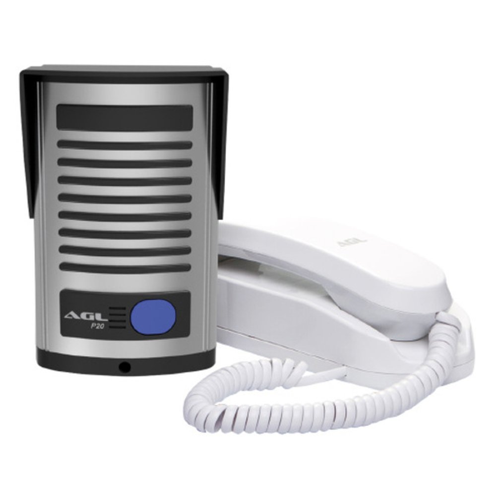 Porteiro Eletronico Agl P-20 Abs/ Pequeno Cinza - 1.102.001