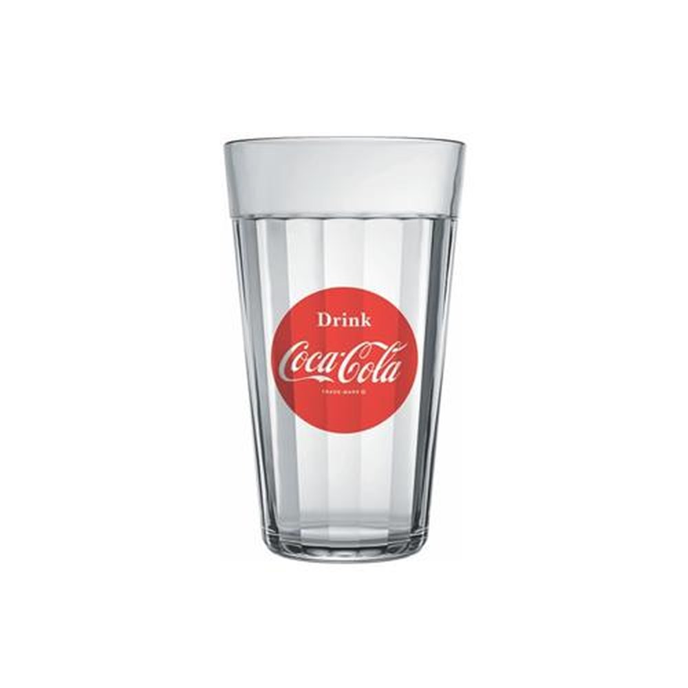 Copo Coca-Cola 450mL Vidro Decorações Sortidas Americano