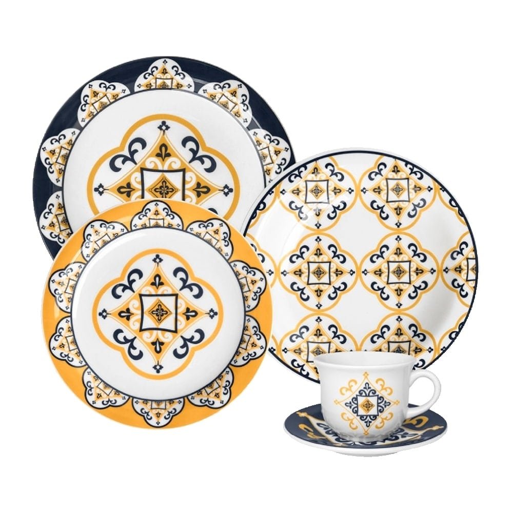 Aparelho Jantar/Chá Oxford São Luis - Kit com 20 Peças