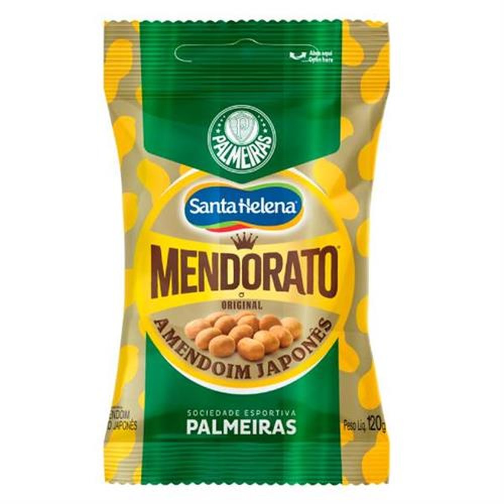 Mendorato Amendoim Japonês Palmeiras 120G