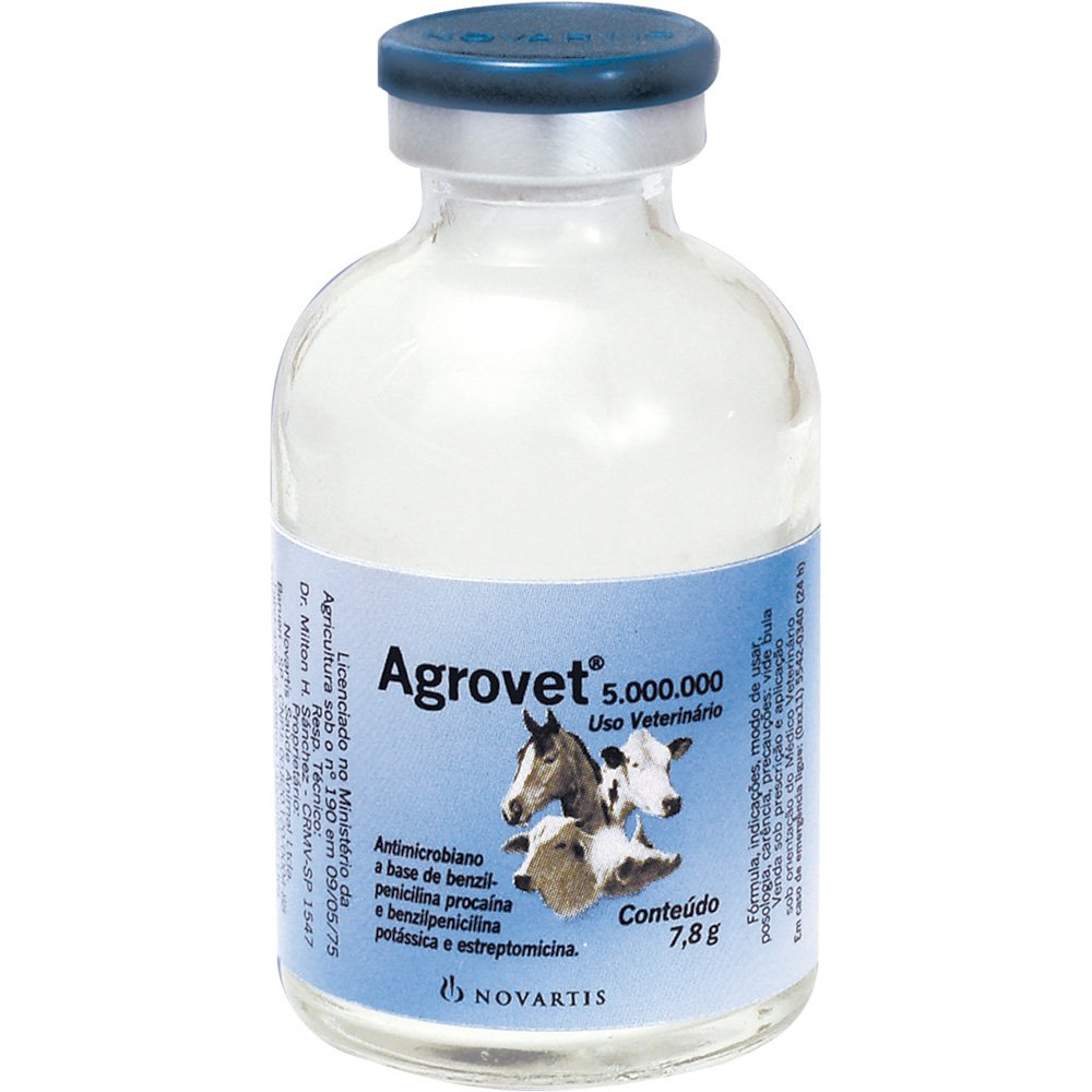 Agrovet Novartis 5 000 000 UI 15ml - Embalagem com 25 unidades