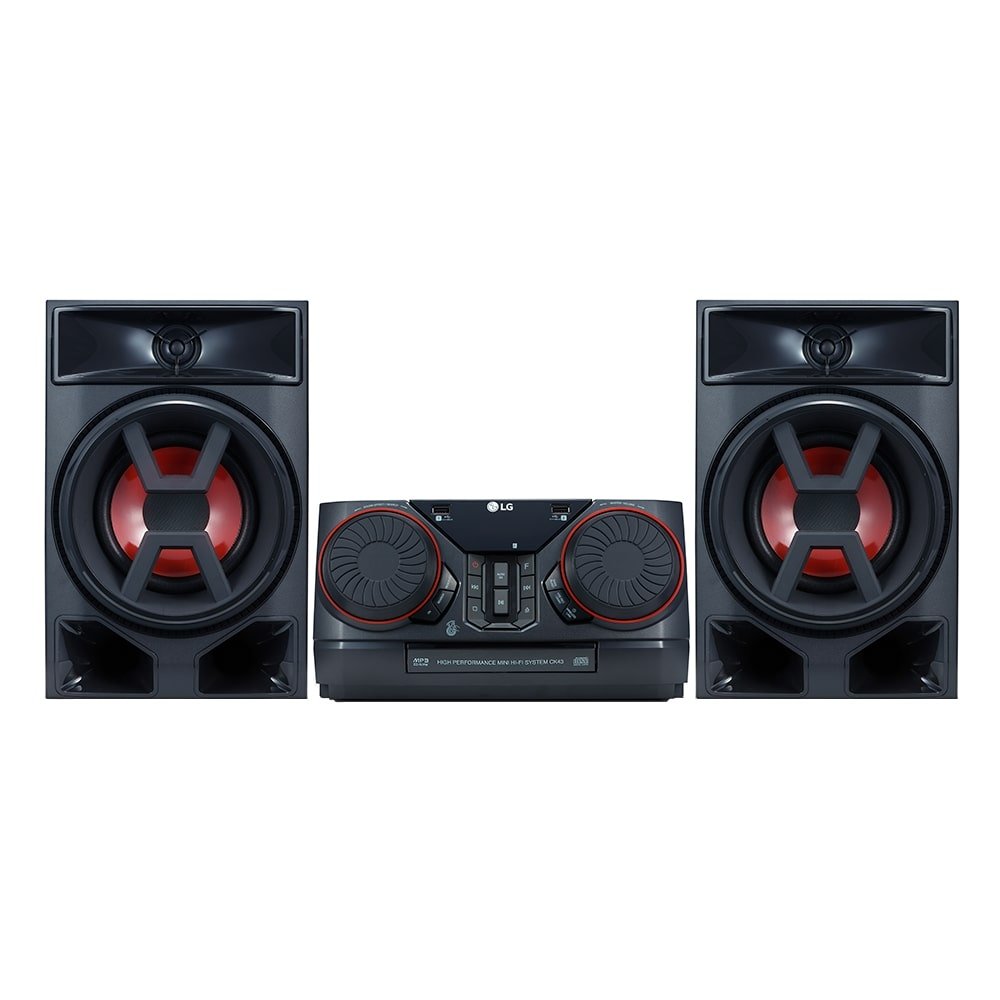 Mini System LG XBOOM CK43 com Multi Bluetooth, 2 USB, Sound Sync, Wireless, 220W RMS