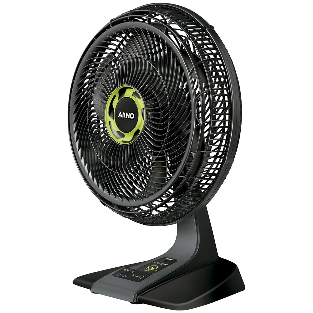 Ventilador de Mesa Arno Silence Force Touch Control VF6M, 40cm, 3 Velocidades, Preto 110V
