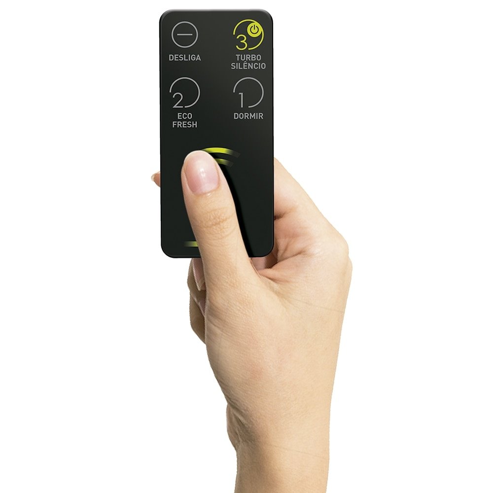 Ventilador de Mesa Arno Silence Force Touch Control VF6M, 40cm, 3 Velocidades, Preto 110V