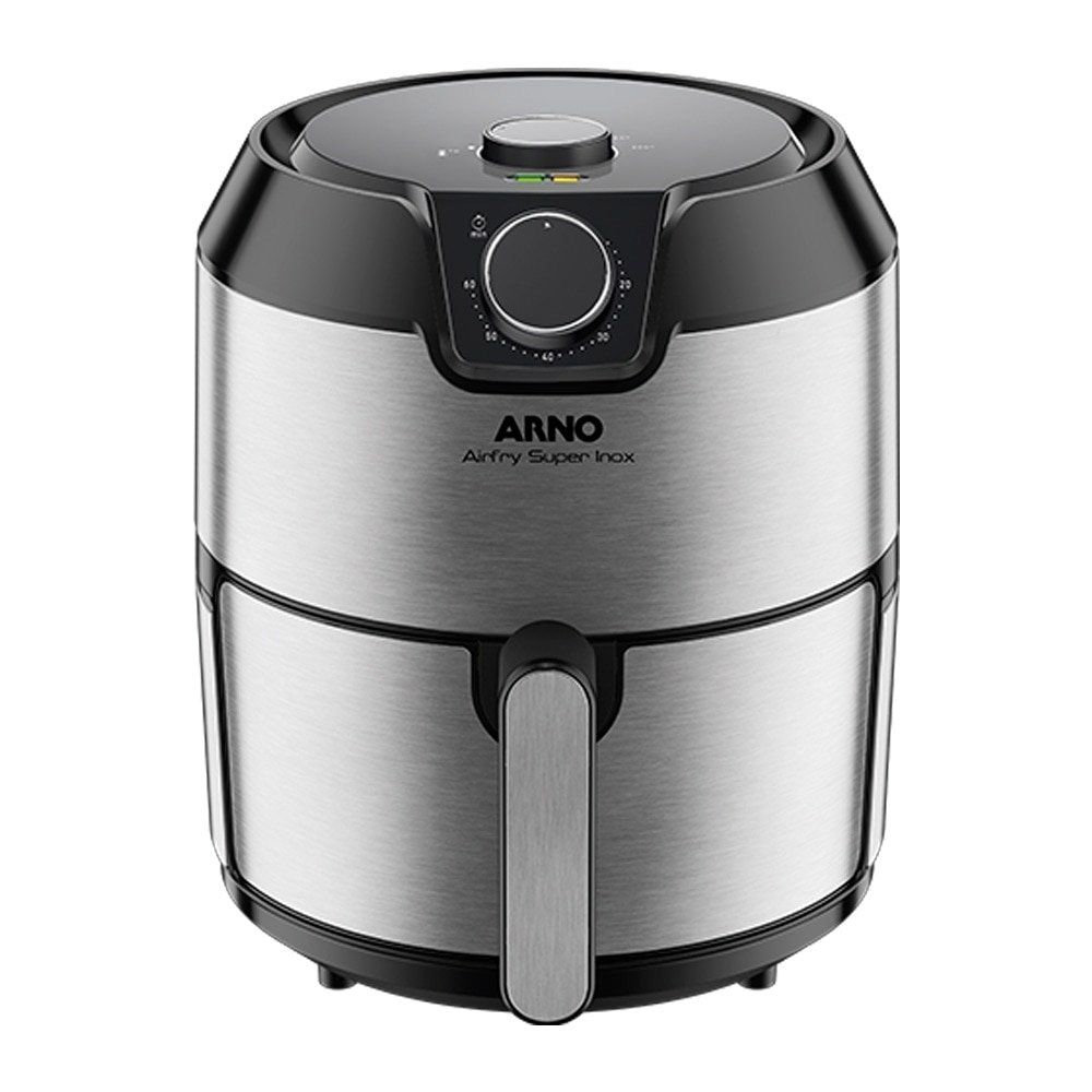 Fritadeira sem Óleo Arno Air Fryer Super IFRY, 4,2 Litros, 1400W, Inox, 110V