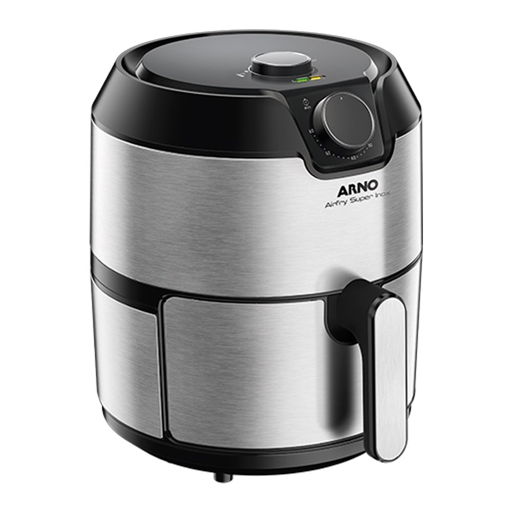 Fritadeira sem Óleo Arno Air Fryer Super IFRY, 4,2 Litros, 1400W, Inox, 110V
