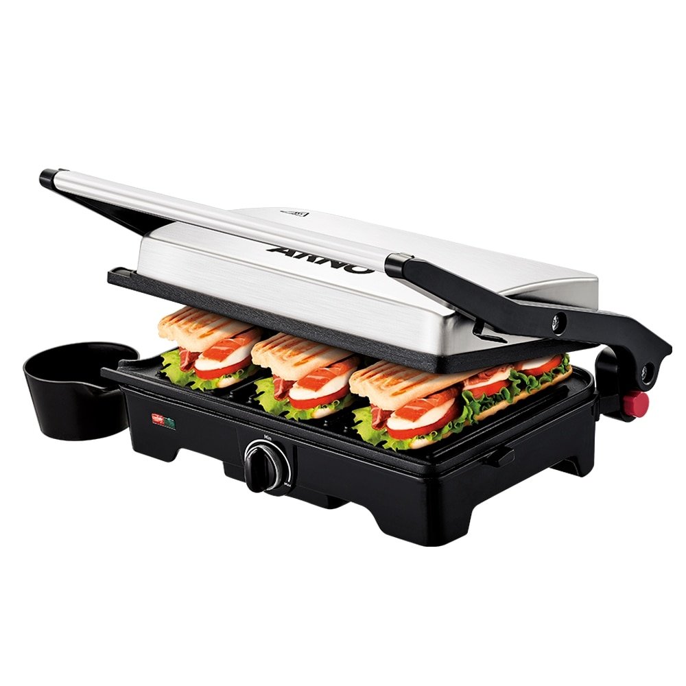 Grill Arno Dual Gnox, 1100W, Inox, 220V