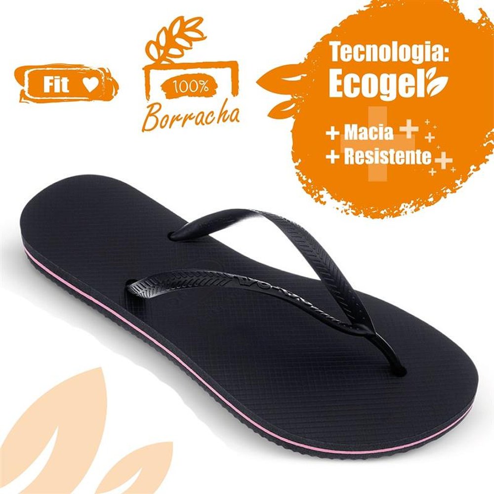 Sandália Tyo-Tyo - Fit Adulto - Cores Sortidas - Grade 24 pares - Numeração: do 33 ao 40