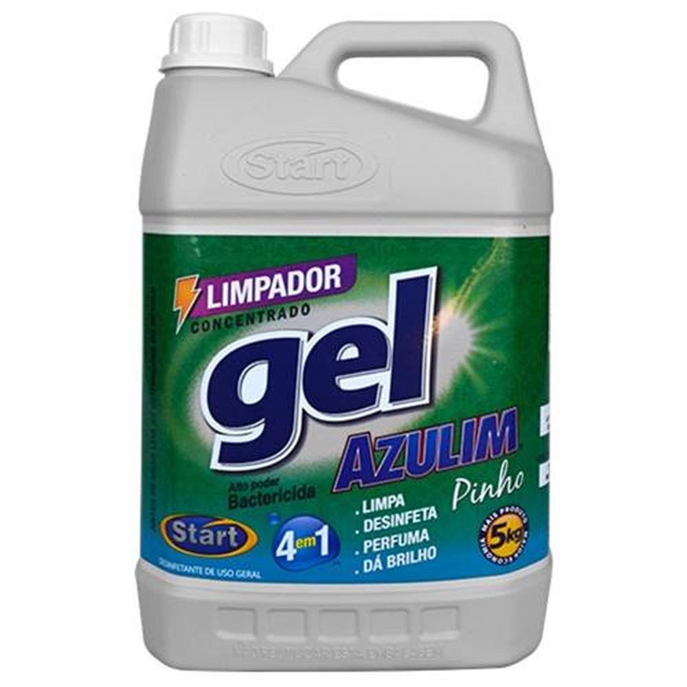 Desinfetante Detergel Gelatinoso 5 Litros