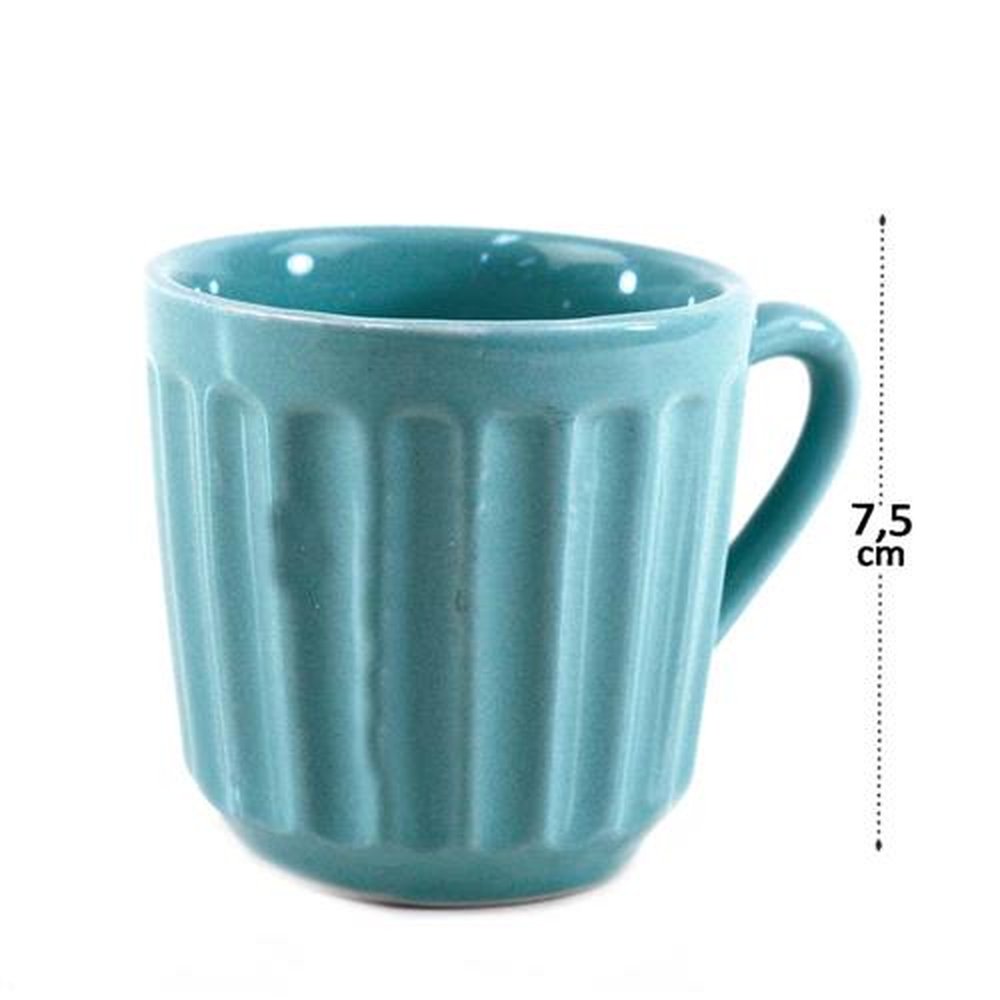 Caneca Canelada 150Ml Tifani