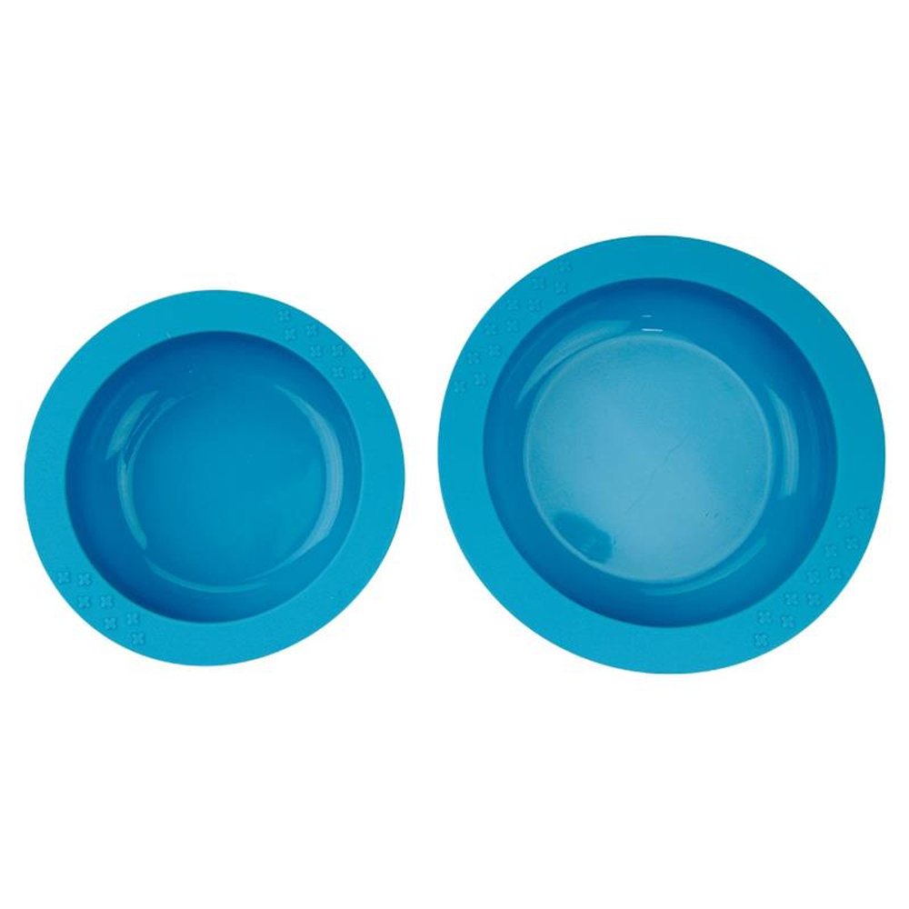 Prato Infantil Em Silicone Azul - Silicone Line