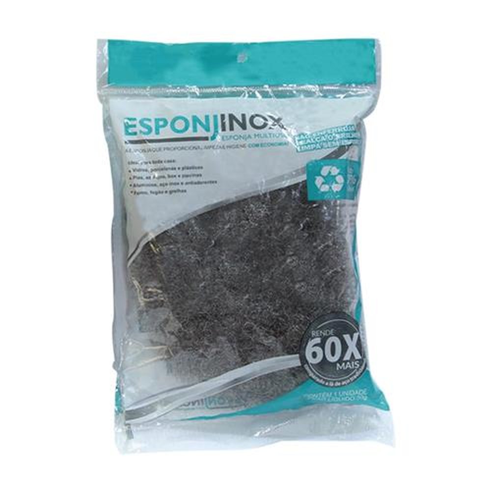 Esponja Multiuso Aço Inox P