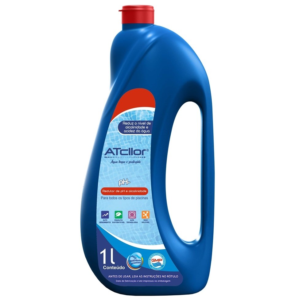 Redutor de pH e Alcalinidade Atcllor Líquido 1L
