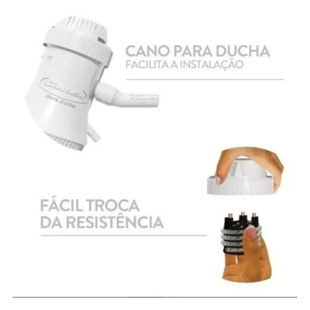 Chuveiro Nova Ducha Premium 220v 5500w - Dp255 Sintex