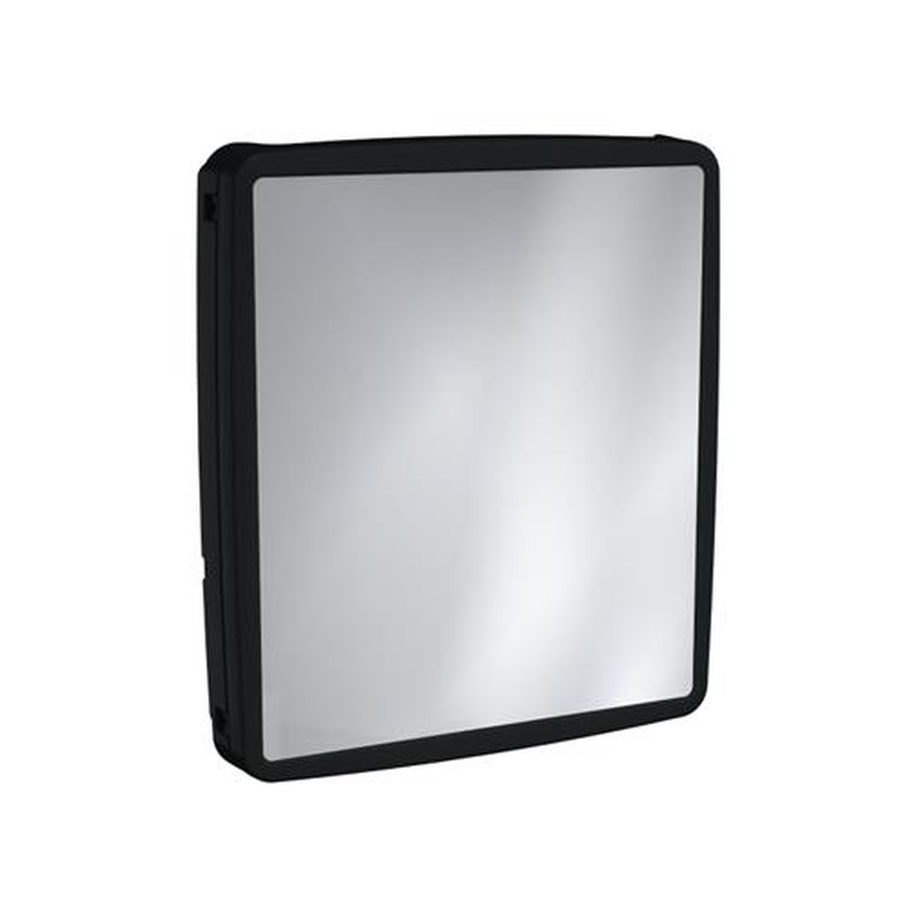 Armário Banheiro Espelho Reversível Preto Ar51 - Sintex