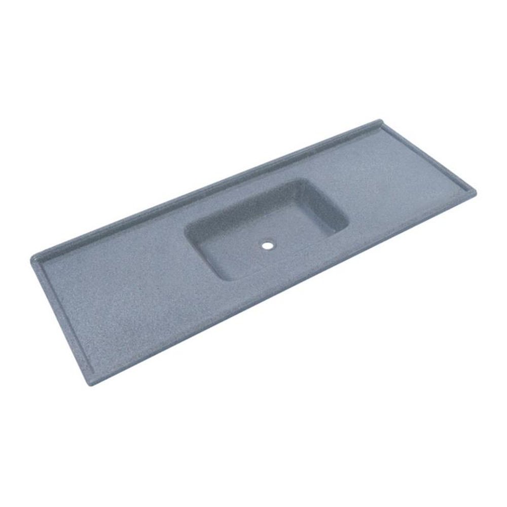Pia Decoralita Premium Granito 100 X 50 Cinza Real
