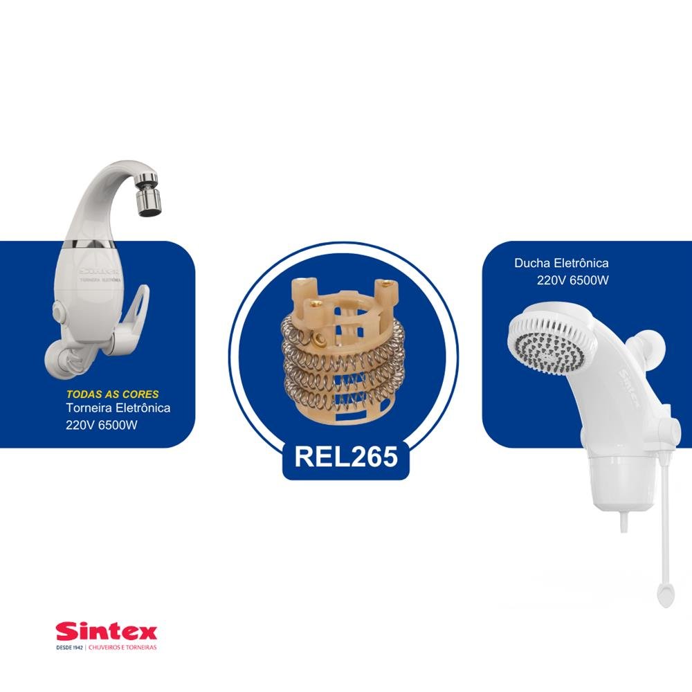 Resistência Chuveiro Torneira Eletrônica 220v 6500w Sintex - REL265