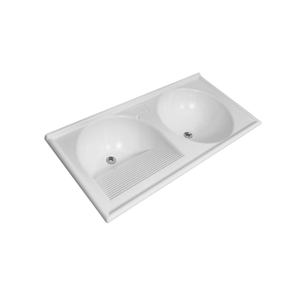 Tanque Thermofibra 30L Branco 100X50 Decoralita