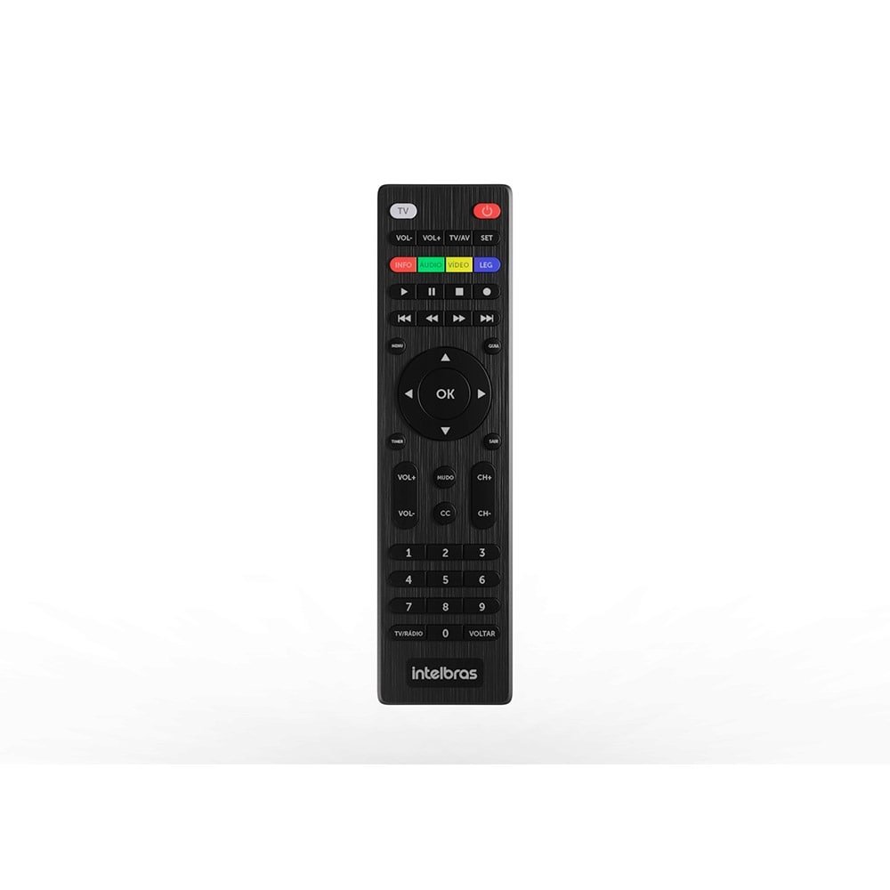 Receptor Digital Intelbras RDS840, com Gravador, TV Via Satélite, Preto