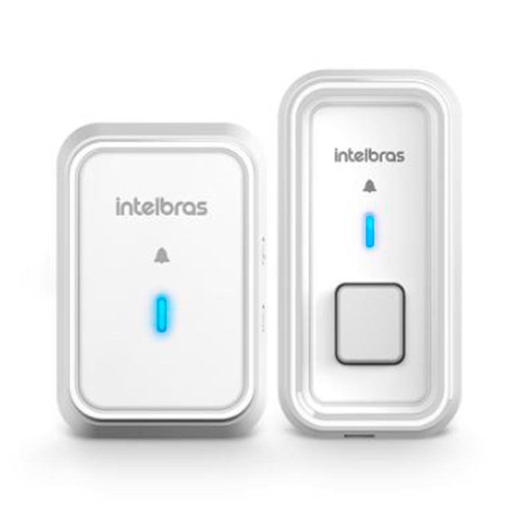 Campainha Sem Fio Intelbras CIB-101, Bateria, Branco