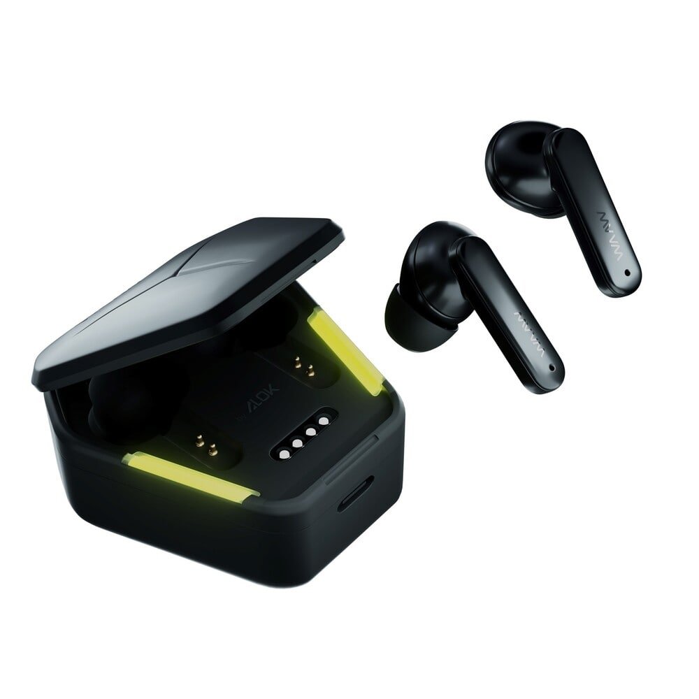 Fone de Ouvido Waaw Energy 100EBG By Alok, Preto/Verde