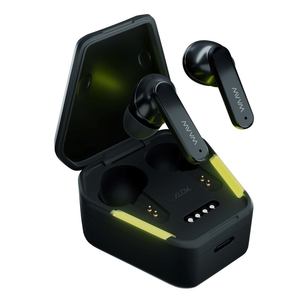 Fone de Ouvido Waaw Energy 100EBG By Alok, Preto/Verde