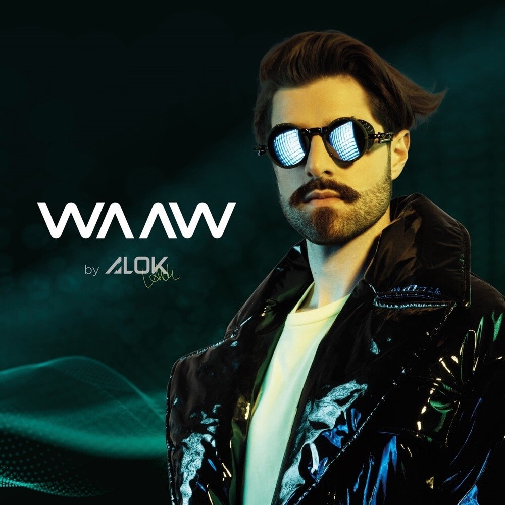 Fone de Ouvido Waaw Energy 100EBG By Alok, Preto/Verde