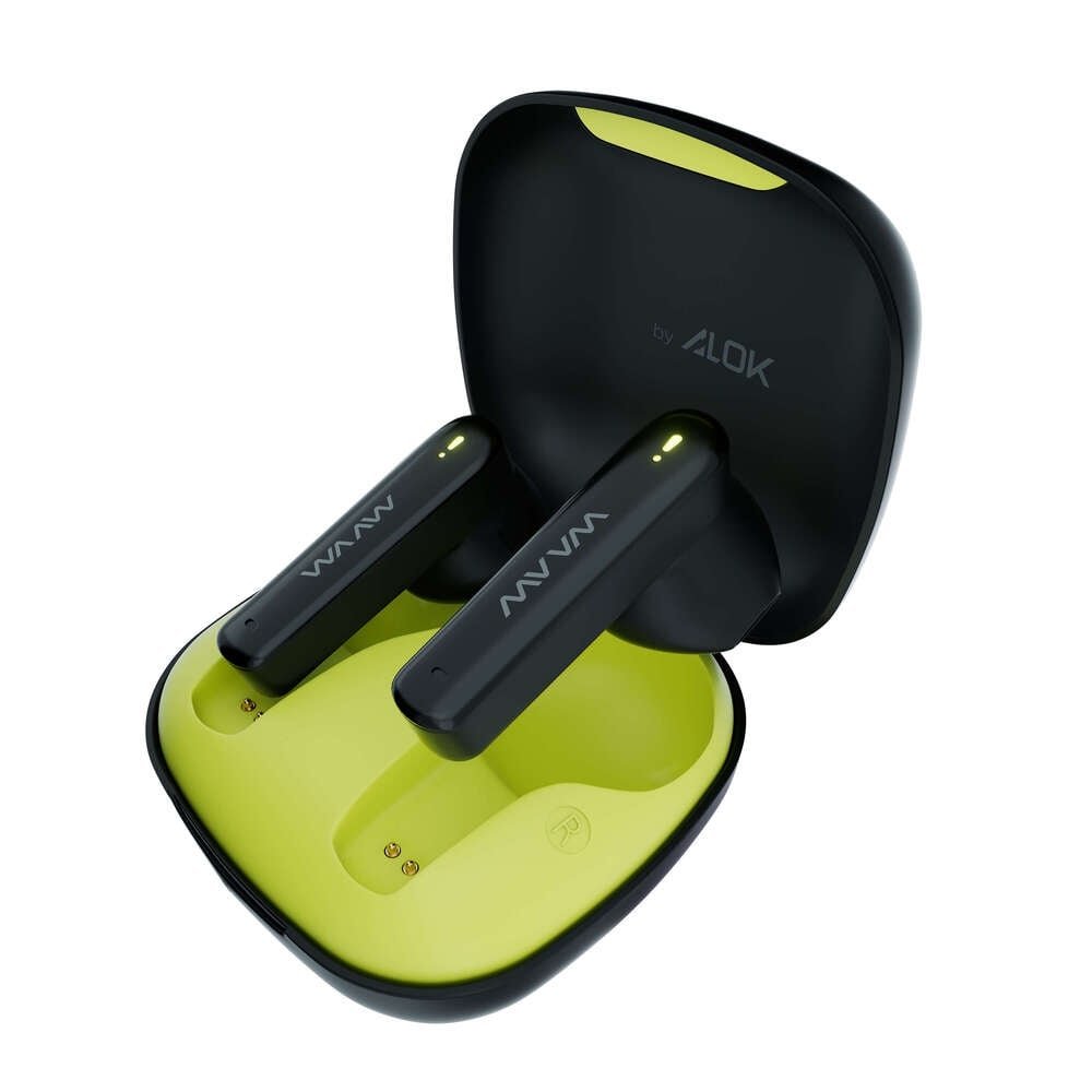 Fone de Ouvido Waaw 200EB Mob By Alok, Preto/Verde